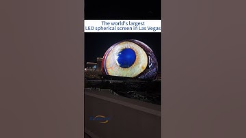 A spectacle that cost $2.3 billion! LED spherical screen#ledvideowall #ledscreen #shorts