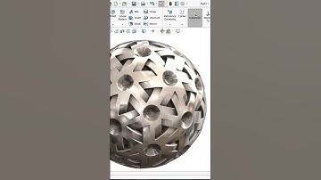 Magic Ball in Solidworks. Watch the full tutorial on my YouTube channel. #solidworks #design