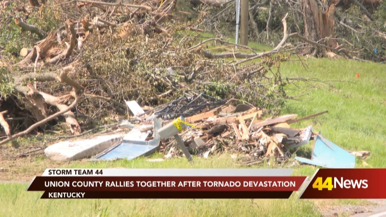 Union County rallies together after tornado devastation - YouTube