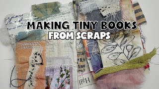 Mini Book Project Made from Perfume Sample Holders and Scrap Paper @RobenMarieSmithArt