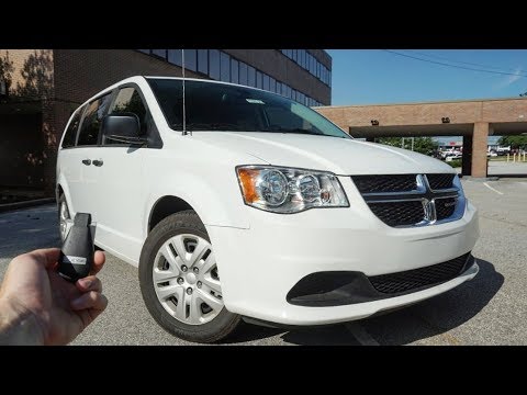 2019-dodge-grand-caravan-se:-start-up,-test-drive,-walkaround-and-review