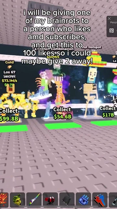 giveaway at dec 6 #sab #roblox