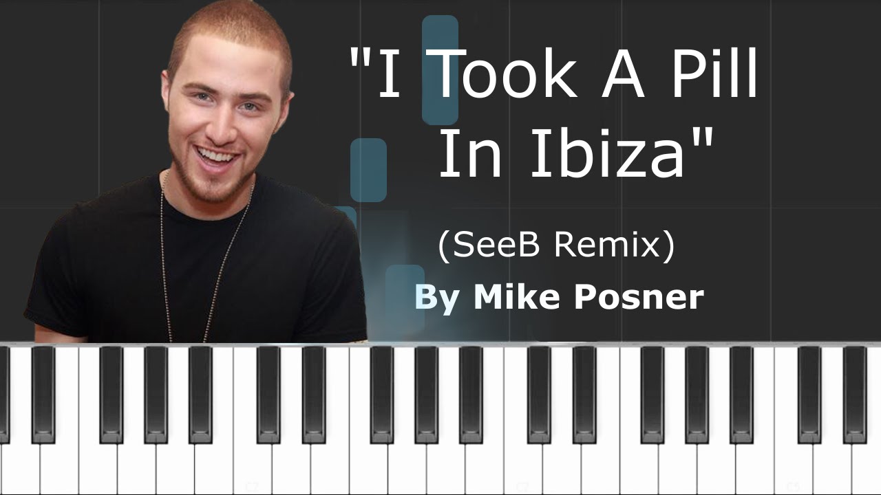 what key is i took a pill in ibiza seeb remix in?