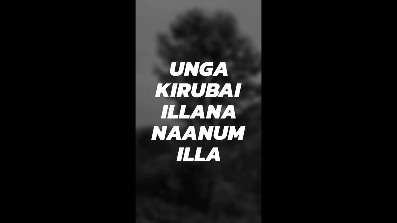 Unga Kirubai  Vendume Lyrics  STATUS 