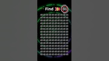 Eye Test Challenge: Can You Find the 64? #quizmeplztv #quiztime #quiz