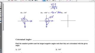 A2TR Ch 9 Trig Functions  9 2  Angles & Arcs as Rotations