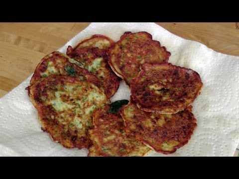 Zucchini Fritters Recipe By Laura Vitale Laura In The Kitchen Episode-11-08-2015