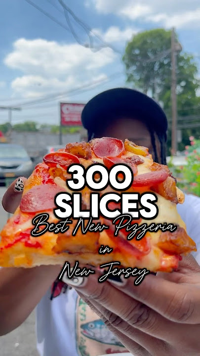 Best New Pizzeria in NJ 300 Slices #dominicanfood #dominicanpizza #viralshort #foodie #mukbang #nj