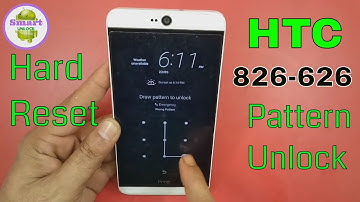 Hard Reset HTC Desire 826/626 Pattern Unlock With Hang Solution