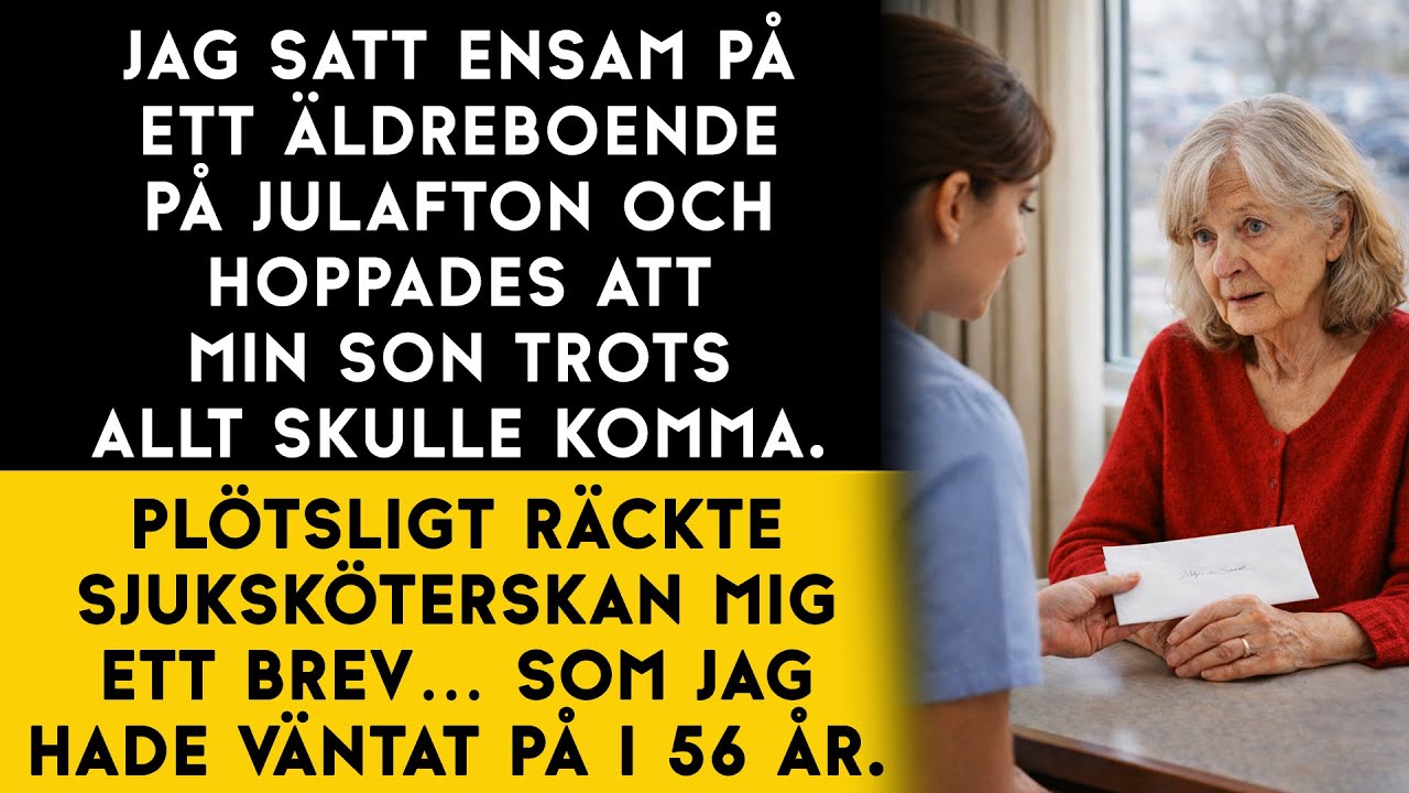 Jag blev lämnad ensam på ett äldreboende… men ett brev i ett vitt kuvert förändrade allt