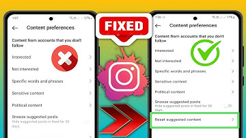 How to Fix Instagram Reset Algorithm Option Not Showing | Insta Reset Suggested Content Not Showing