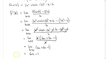 19/8 Video 4 Differentiation First Principles