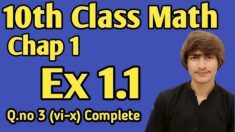 10th math chapter 1 exercise 1.1 Q.no 3 vi to x in urdu medium ( the base science academy )