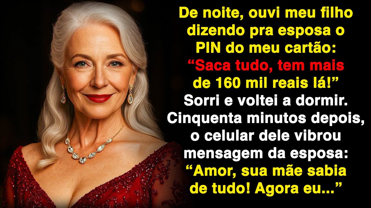 Enquanto eu dormia, meu filho e a esposa roubaram meu cartão — ouvi a senha e só sorri!