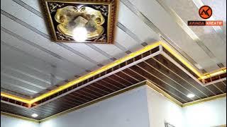 Pemasangan plafon PVC sendiri || PVC drop ceiling