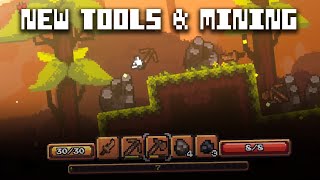 ore mining & tool durability || DEVLOG #8 || Making a 2D Platformer