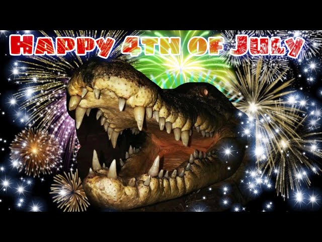 Overnight 4th of July with Lyle the Nile Crocodile! class=