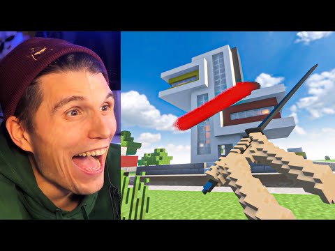 Ich zerschneide ein ULTRA realistisches MINECRAFT Haus