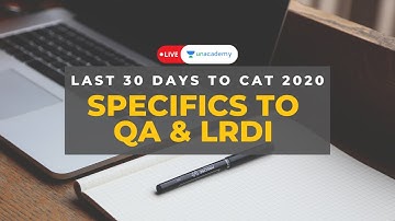 Last 30 Days Strategy to Crack CAT |  Specifics to QA & LRDI Sections | With Parikshit Saikia