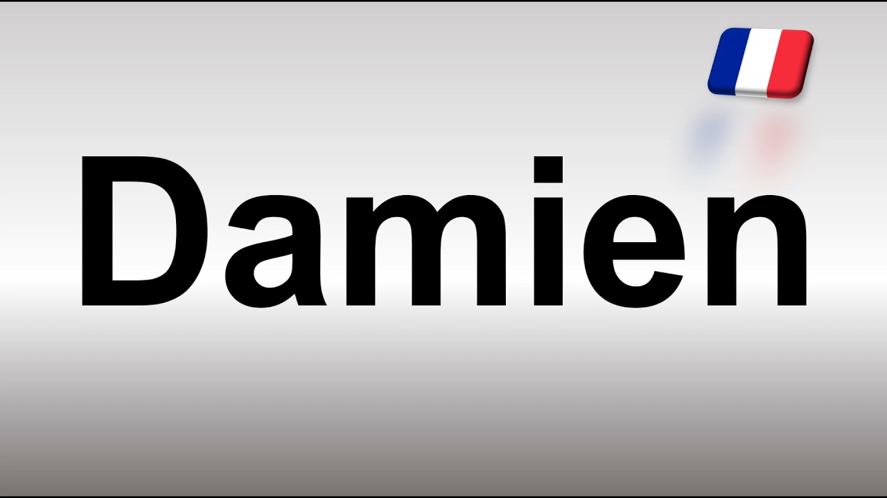 How To Pronounce Damien YouTube