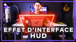 Comment réaliser un effet d'interface HUD ? || TUTO FilmoraPro - Maitriser Montage Vidéo #21