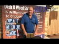 Applying DRP Deck & Wood Stain to Wet or Dry Wood