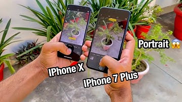 iPhone 7 Plus vs iPhone X camera comparison 😱🔥shocking results #iphonex  #iphone7plus #camera