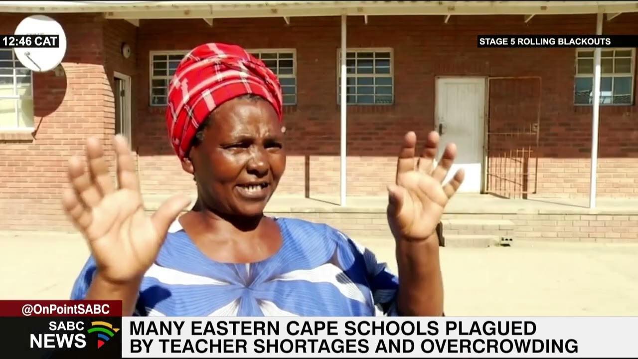 Many Eastern Cape schools plagued by teacher shortages, overcrowding