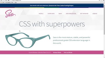 麦子学院-利用Sass编写高质量CSS-第14章 Sass官网（网站首页一）