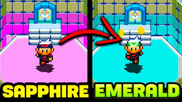 ALL VERSION Differences in Pokemon Ruby, Sapphire & Emerald You Missed