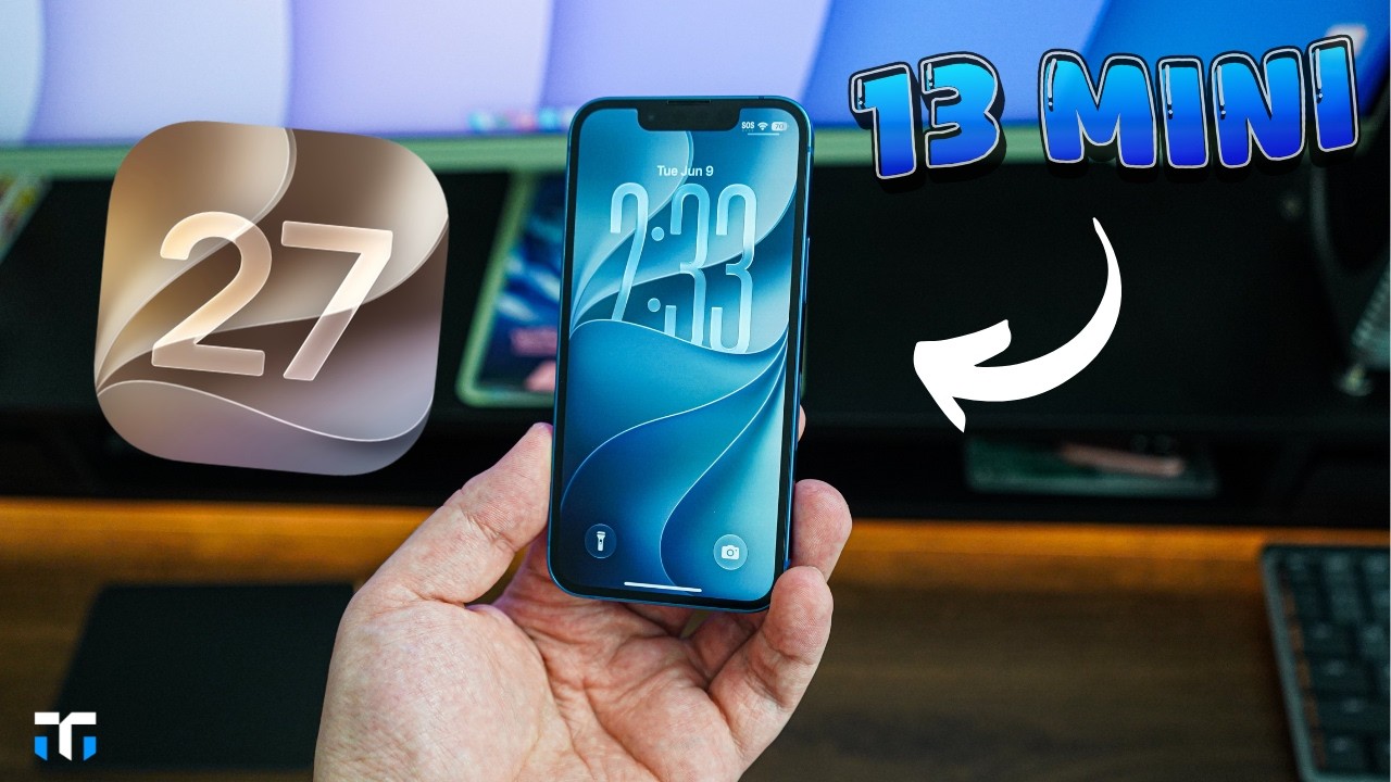 iOS 27 on the iPhone 13 mini! - YouTube