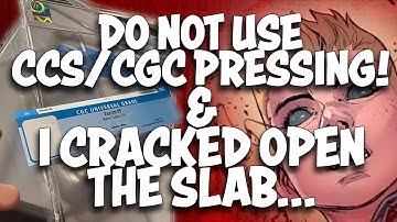 CGC UNBOXING: DO NOT USE CCS PRESSING & I BROKE A SLAB OPEN