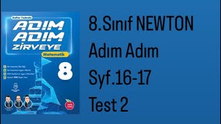 8.Sinif Newton Adim Adim S.16-17 Test 2