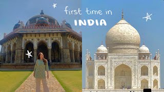 my first time in India!