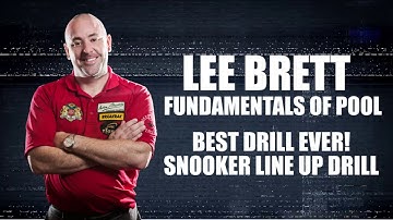 APA - Lee Brett Instruction Series - Pool Training Drill - Snooker Line Up Drill
