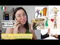 Italian phrases to say in given situations (PART 2) (subtitled)