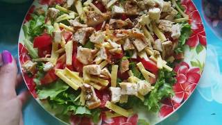 Влог! Быстрый обед! Цезарь! Очень вкусный салат! Влог! Быстрый обед! Цезарь! Очень вкусный салат!