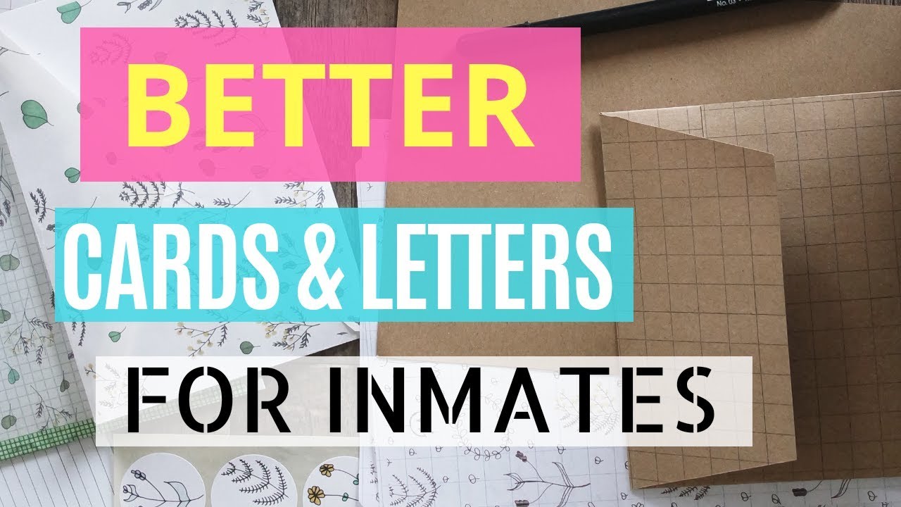 prison wife shares ideas cards for inmates youtube