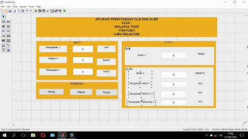 Aplikasi perhitungan GLB & GLBB menggunakan matlab