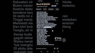 Lirik lagu jejak dendam perih