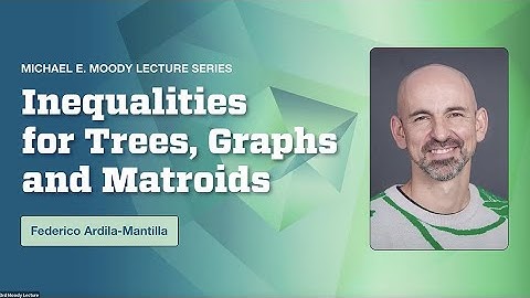 2025 Moody Lecture: Federico Ardila Mantilla