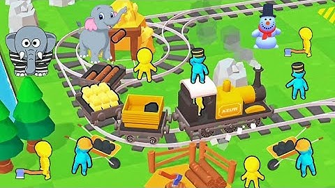 Rail Lands 🔥🪵🚂 (part 7) _ News Gameplay 2022_Walkthrough, iOS Android Game~Nabila Games