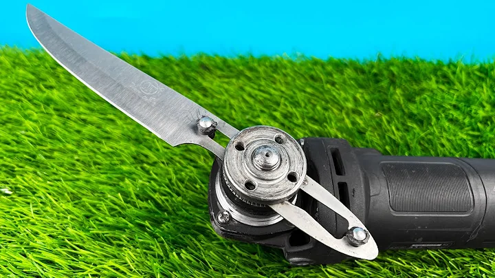 AMAZING Invention of 60-Year-Old Citizen! Turns Angle Grinder into Industrial Chopper !