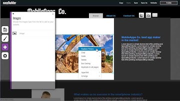 ECD Website Builder - Image Tutorial
