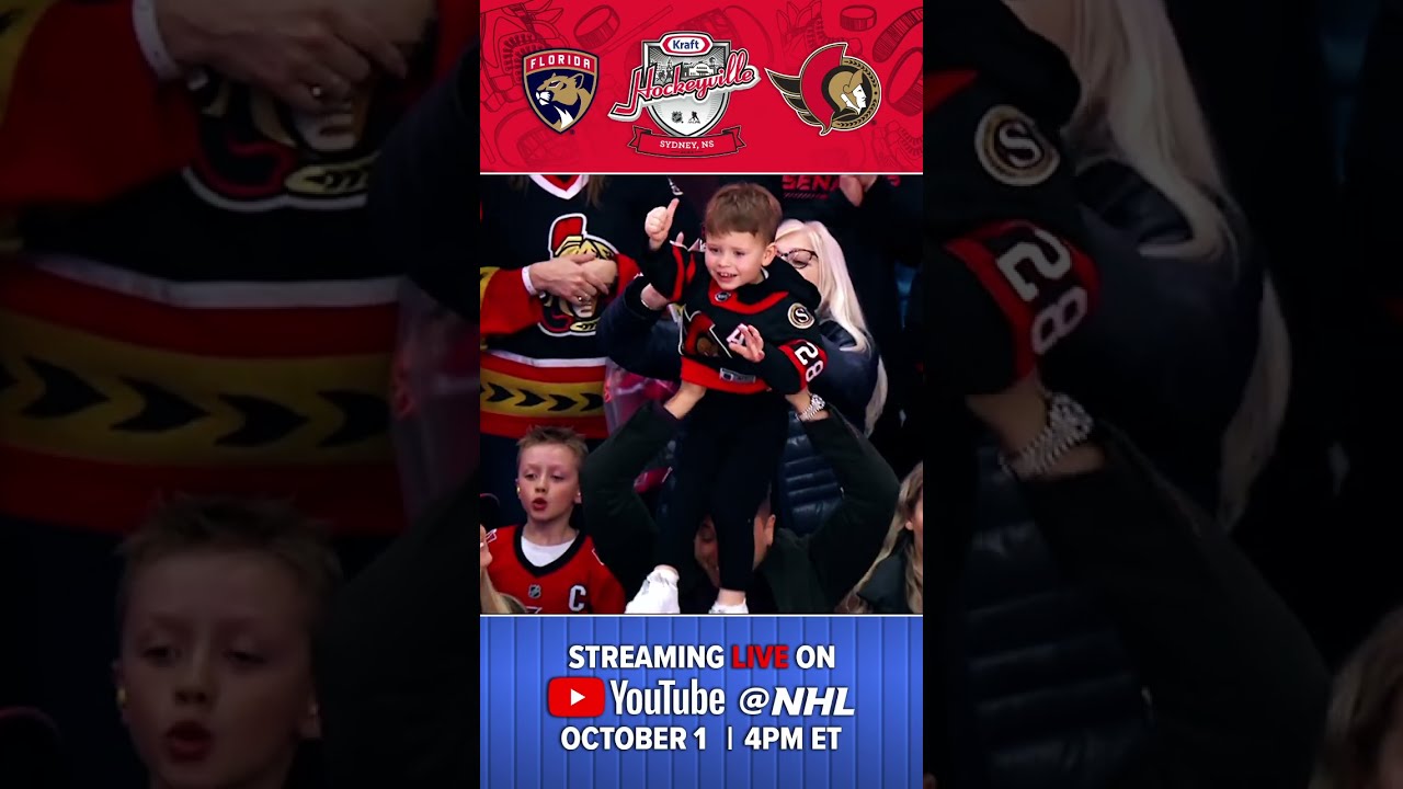 Hockeyville streaming LIVE on YouTube! 10/1 4pm