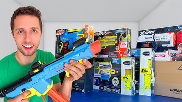 Nerf Rival vs Nerf Hyper vs XShot Chaos - Which is best?