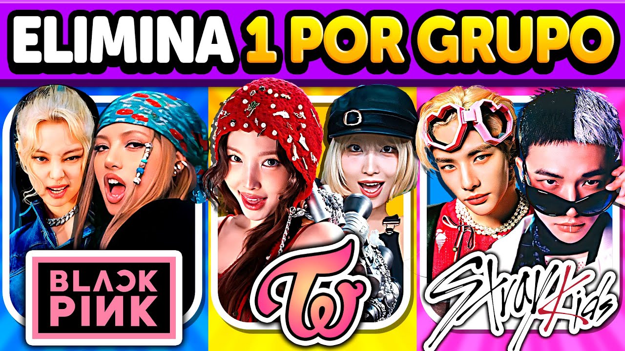 ❌ Elimina UNA Canción por Grupo de KPOP ❌ Elige 1 Canción de K-POP | Club Quiz Trivia