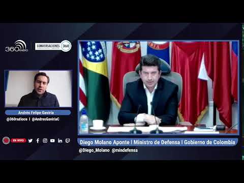 #EnVivo l Conversaciones 360 con Diego Molano Aponte, Ministro de Defensa @Diego_Molano  @mindefe…