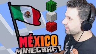 BANDERA DE MEXICO hecha x 1 ARGENTINO en Minecraft #3