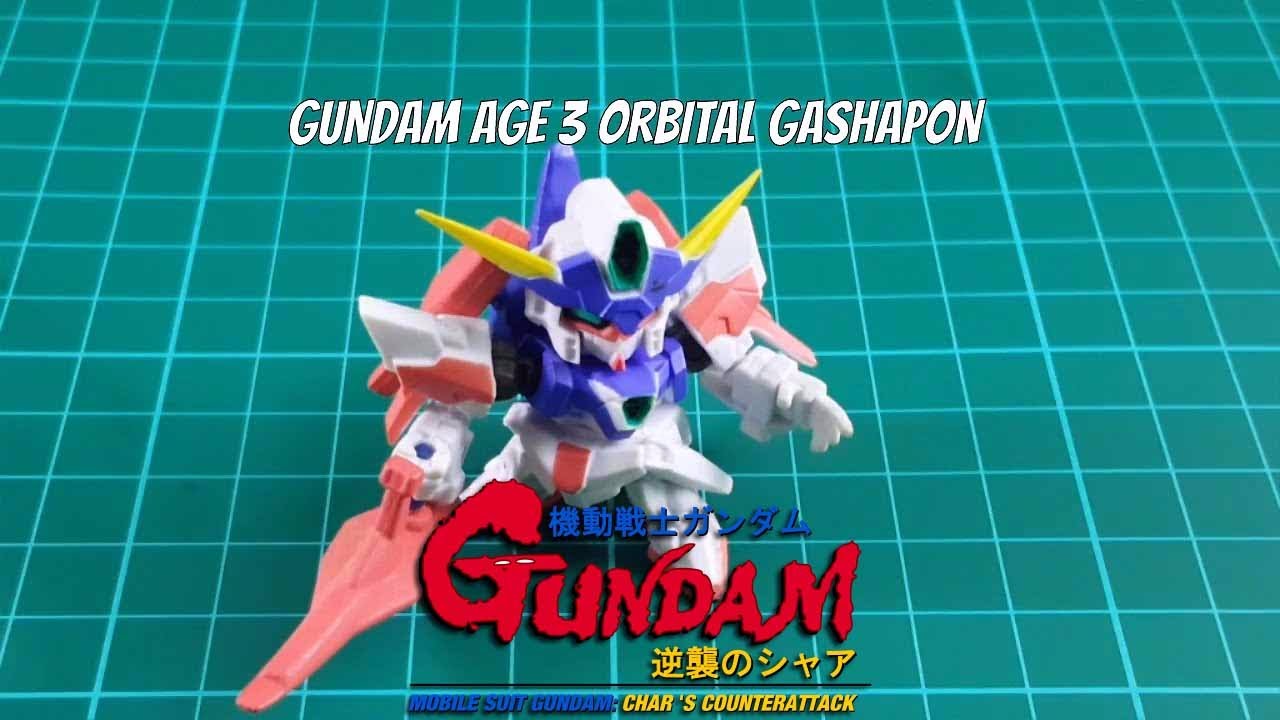 Gundam Age 3 Orbital Build From Zero in HD Gashapon - NICE